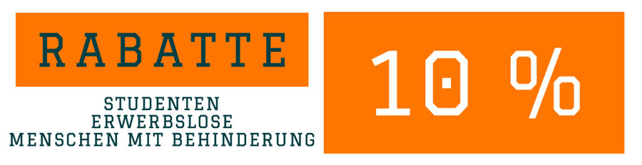 Studenten und Menschen mit Behinderung Rabatt
